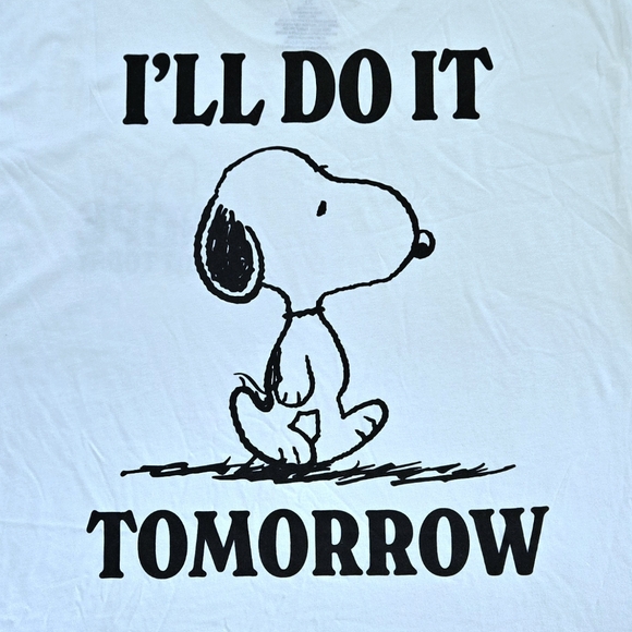 Peanuts🥜 X Hybrid Apparel Snoopy🐕 "Nope Not Today"🙅‍♂️ Graphic Tee👕 - NWOT - Picture 15 of 15